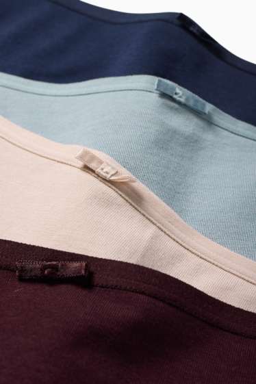 Damen - Multipack 4er - Slip - dunkelrot