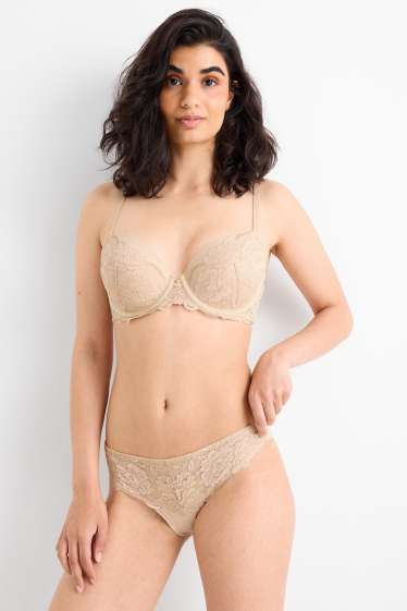 Femmes - Culotte - beige clair