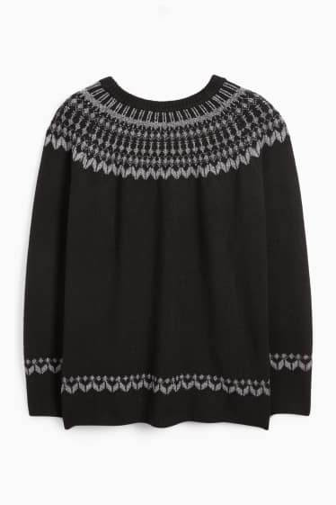 Femei - Pulover - negru