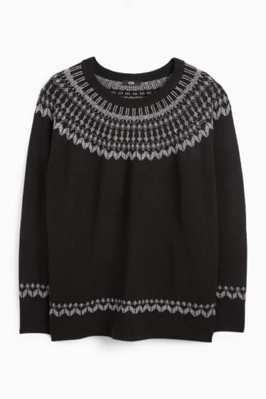 Femei - Pulover - negru