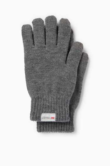 Men - Gloves - gray