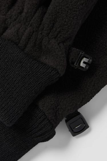Kinderen: jongens - Fleece handschoenen - zwart