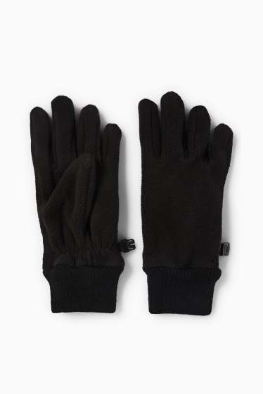 Kinderen: jongens - Fleece handschoenen - zwart