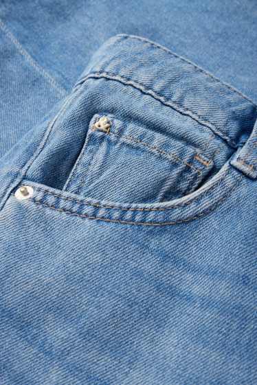 Dames - Wide leg jeans - mid waist - jeanslichtblauw