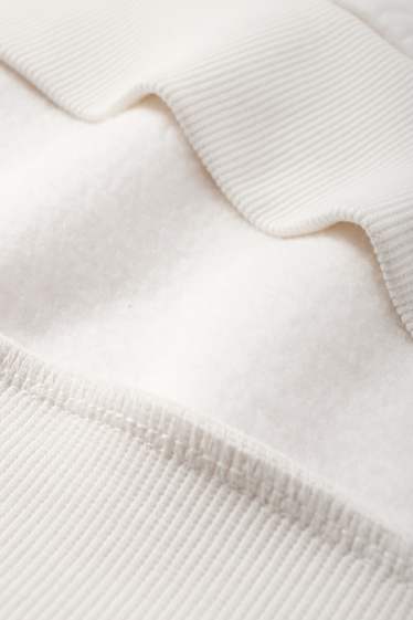 Herren - Sweatshirt - cremeweiß