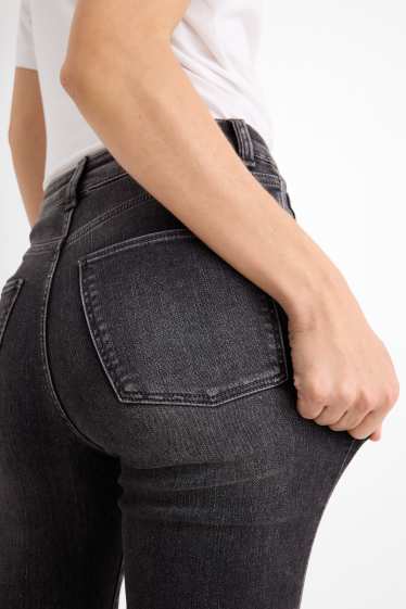 Femei - Skinny jeans - talie înaltă - fibră LYCRA® ADAPTIV - denim-gri