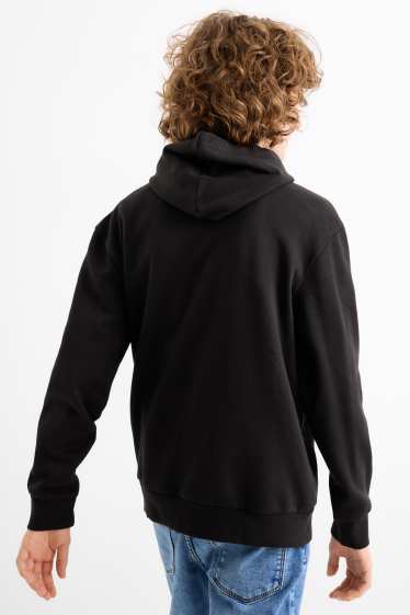 Enfants garçons - Snowboard - sweat à capuche - noir