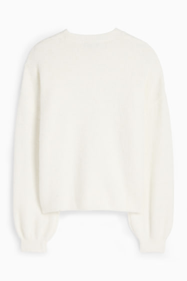 Damen - Pullover - weiß