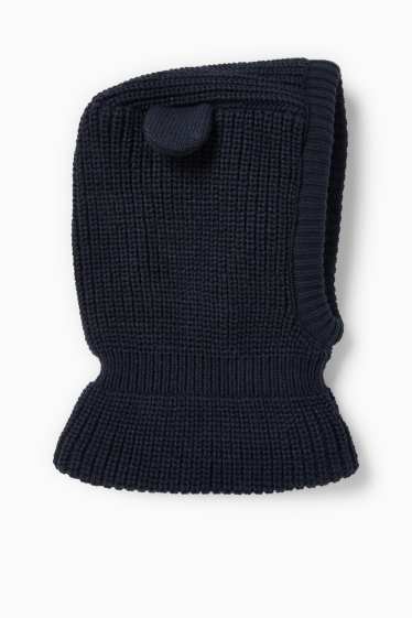 Baby Boys - Baby balaclava - ribbed - dark blue