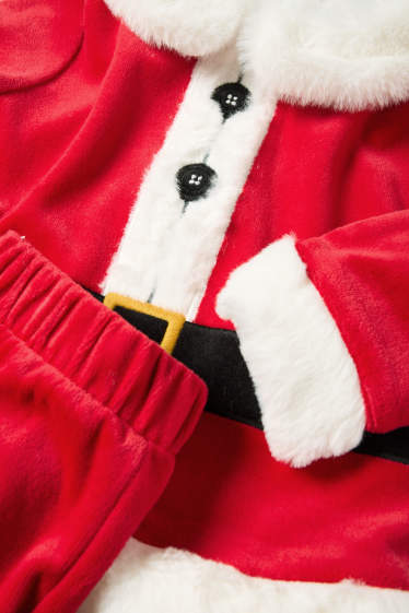 Bébés garçons - Père Noël - tenue de Noël pour bébé - 3 pièces - rouge