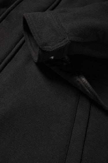 Uomo - Parka con cappuccio - foderato - nero
