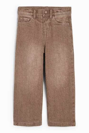 Copii - Băieți - Loose fit jeans - jeans termoizolanți - gri-maro
