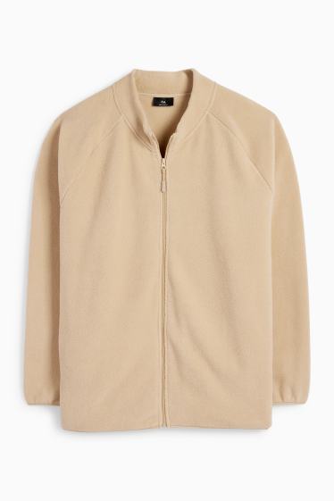 Herren - Fleecejacke - hellbeige