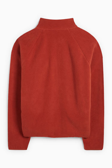 Hommes - Veste en polaire - orange foncé