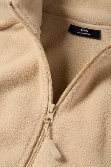 Herren - Fleecejacke - beige