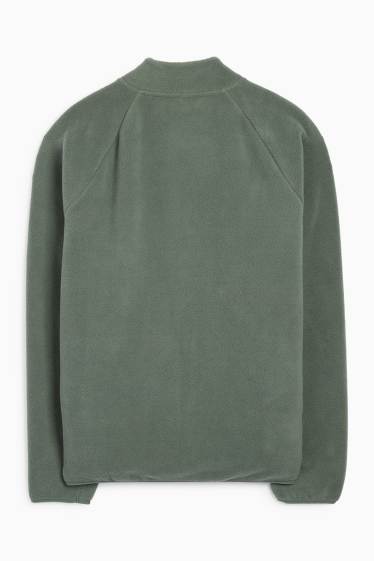 Men - Fleece jacket - dark green