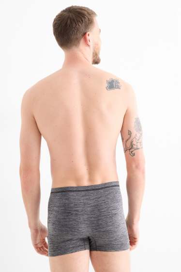 Heren - Set van 2 - trunk - naadloos - zwart