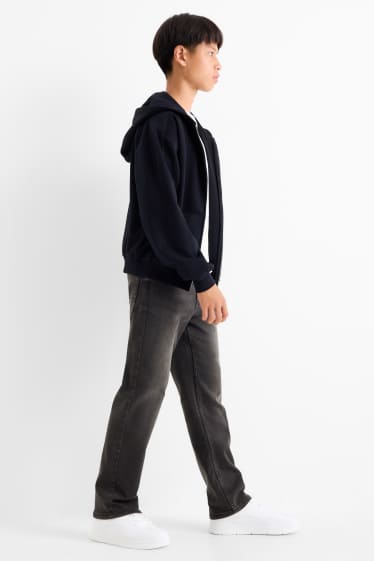 Kinder Buben - Relaxed Jeans - Jog Denim - schwarz