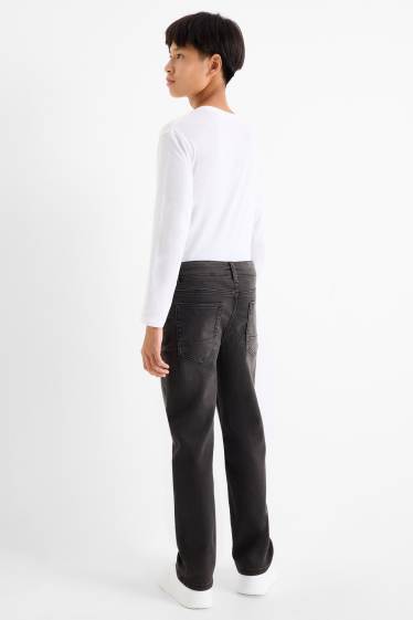 Kinder Buben - Relaxed Jeans - Jog Denim - schwarz