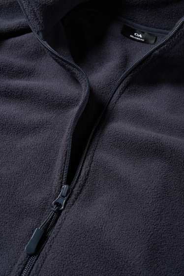 Heren - Fleecejack - donkerblauw