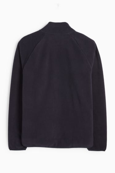 Heren - Fleecejack - donkerblauw