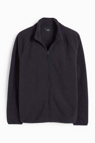 Heren - Fleecejack - donkerblauw