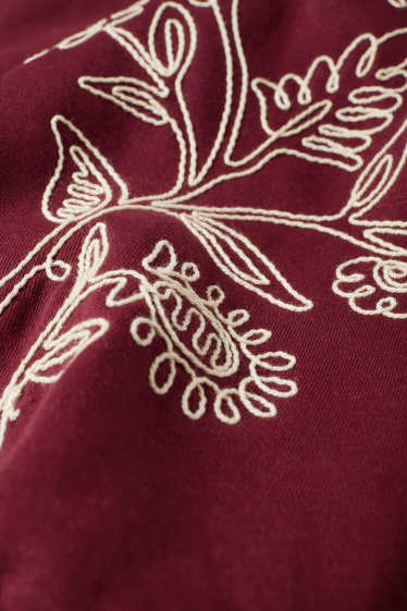 Dames - Sweatshirt - bordeaux