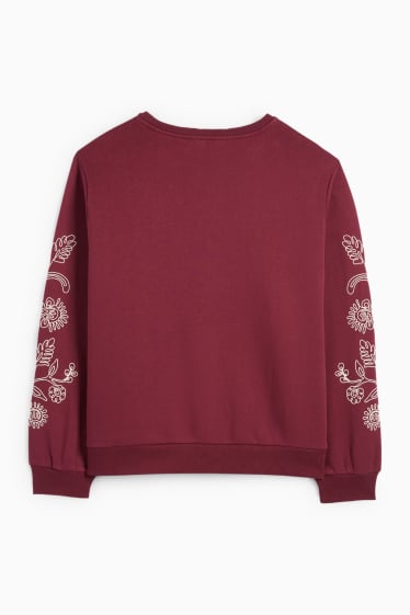 Dames - Sweatshirt - bordeaux