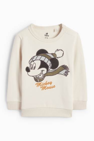 Baby Jungen - Micky Maus - Baby-Outfit - 2 teilig - hellbeige