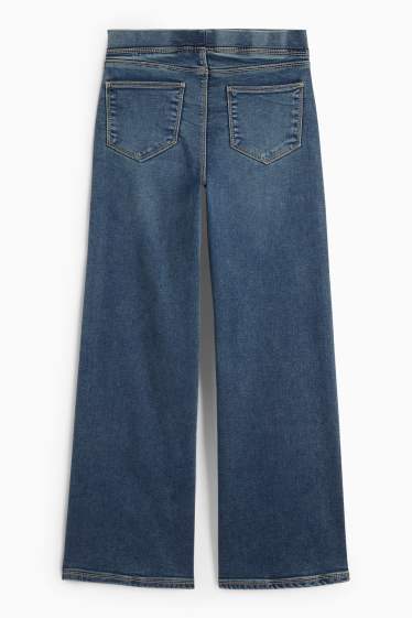 Kinder Mädchen - Wide Leg Jeggings - jeansblau