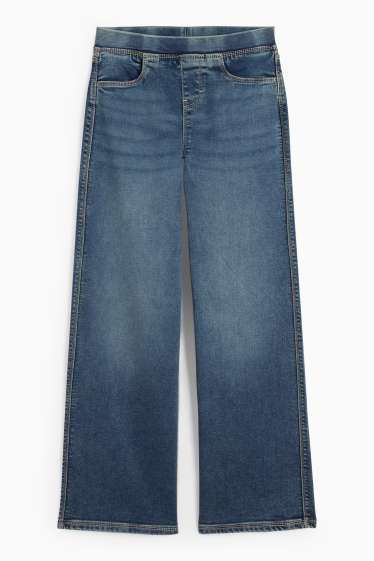 Kinder Mädchen - Wide Leg Jeggings - jeansblau