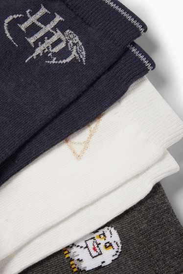 Women - Multipack of 3 - Harry Potter - socks with motif - dark blue