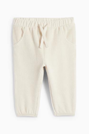 Baby Buben - Fuchs - Baby-Outfit - gerippt - 2 teilig - beige