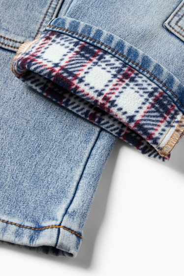 Kinderen: jongens - Cargojeans - thermojeans - jeanslichtblauw