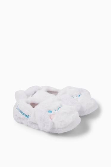 Kinder Mädchen - Cinnamoroll - Hausschuhe - weiss