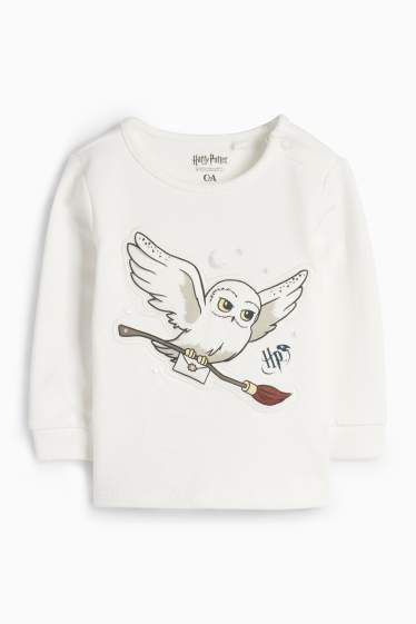 Unisex - Harry Potter - babypyjama - 2-delig - donkerblauw / wit