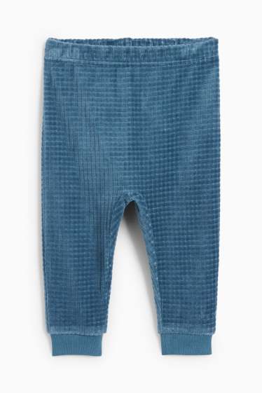 Baby Jungen - Chip & Chap - Baby-Winterpyjama - 2 teilig - mintgrün