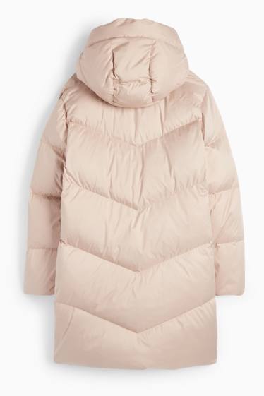 Enfants filles - Doudoune à capuche - beige clair
