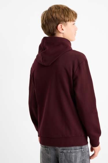 Kinder Jungen - Gorilla - Hoodie - dunkelrot