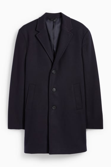 Herren - Mantel - dunkelblau