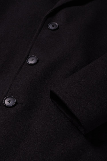 Hommes - Manteau - bleu foncé