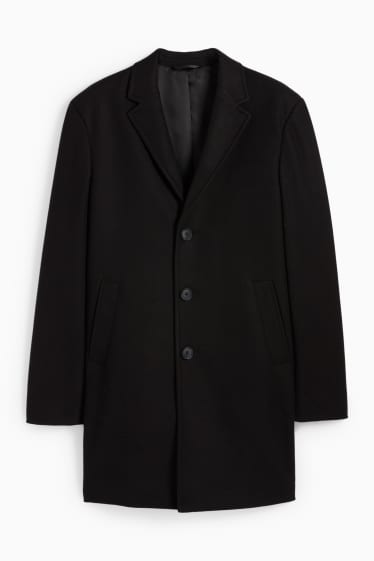 Hommes - Manteau - bleu foncé