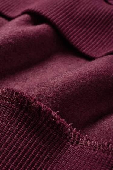 Women - Christmas sweatshirt - Peanuts - bordeaux