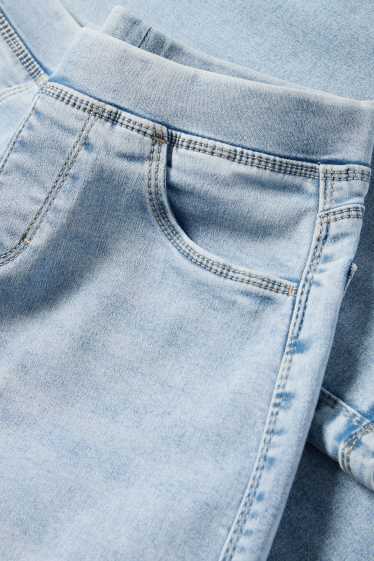 Kinder Mädchen - Wide Leg Jeggings - helljeansblau