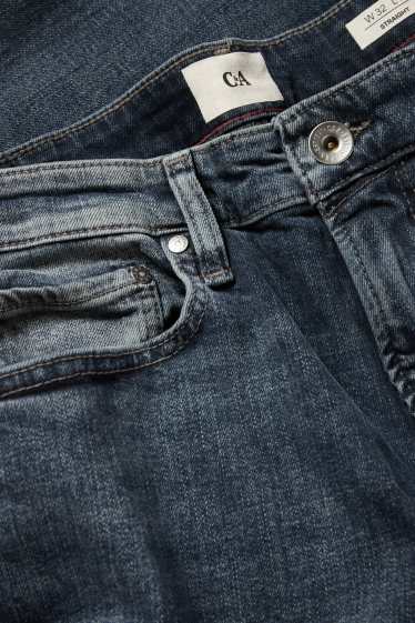 Herren - Straight Jeans - LYCRA® - dunkeljeansblau