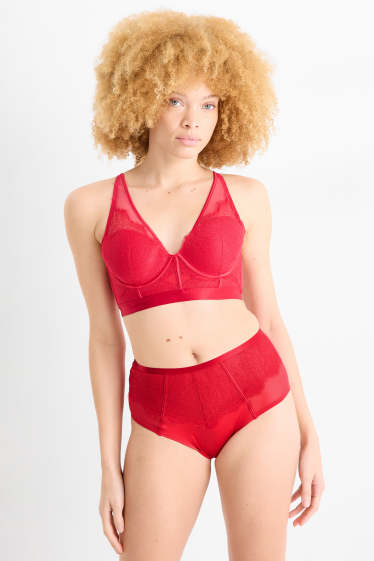 Damen - Slip - rot
