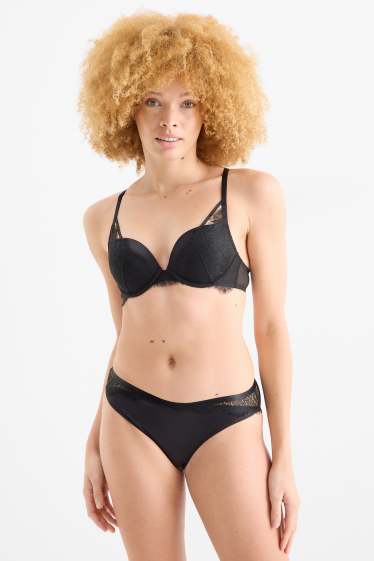 Damen - Slip - schwarz