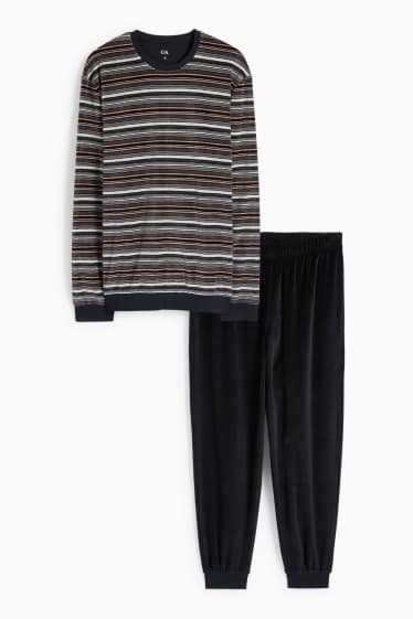 Men - Winter pyjamas - dark gray