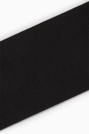 Women - Tights - wool blend - black