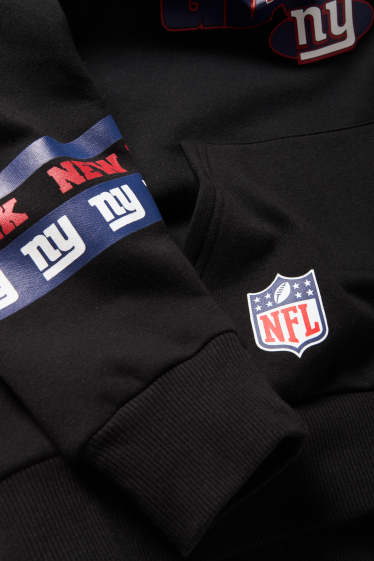 Děti - chlapci - NFL New York Giants - mikina s kapucí - černá